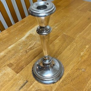 Silver candlestick